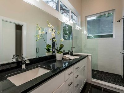 Bathroom Cabinet Installation