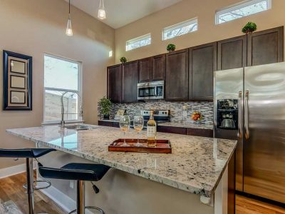 Granite Island Countertop Installation