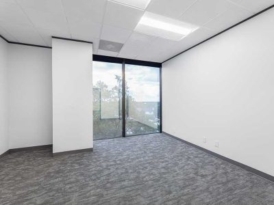 Office Space Window Pane Installation