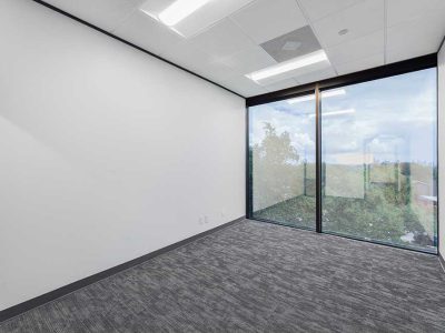 Office Space Window Pane Installation