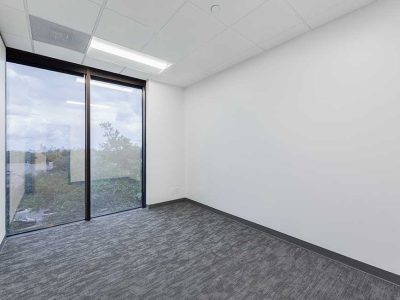 Office Space Window Pane Installation